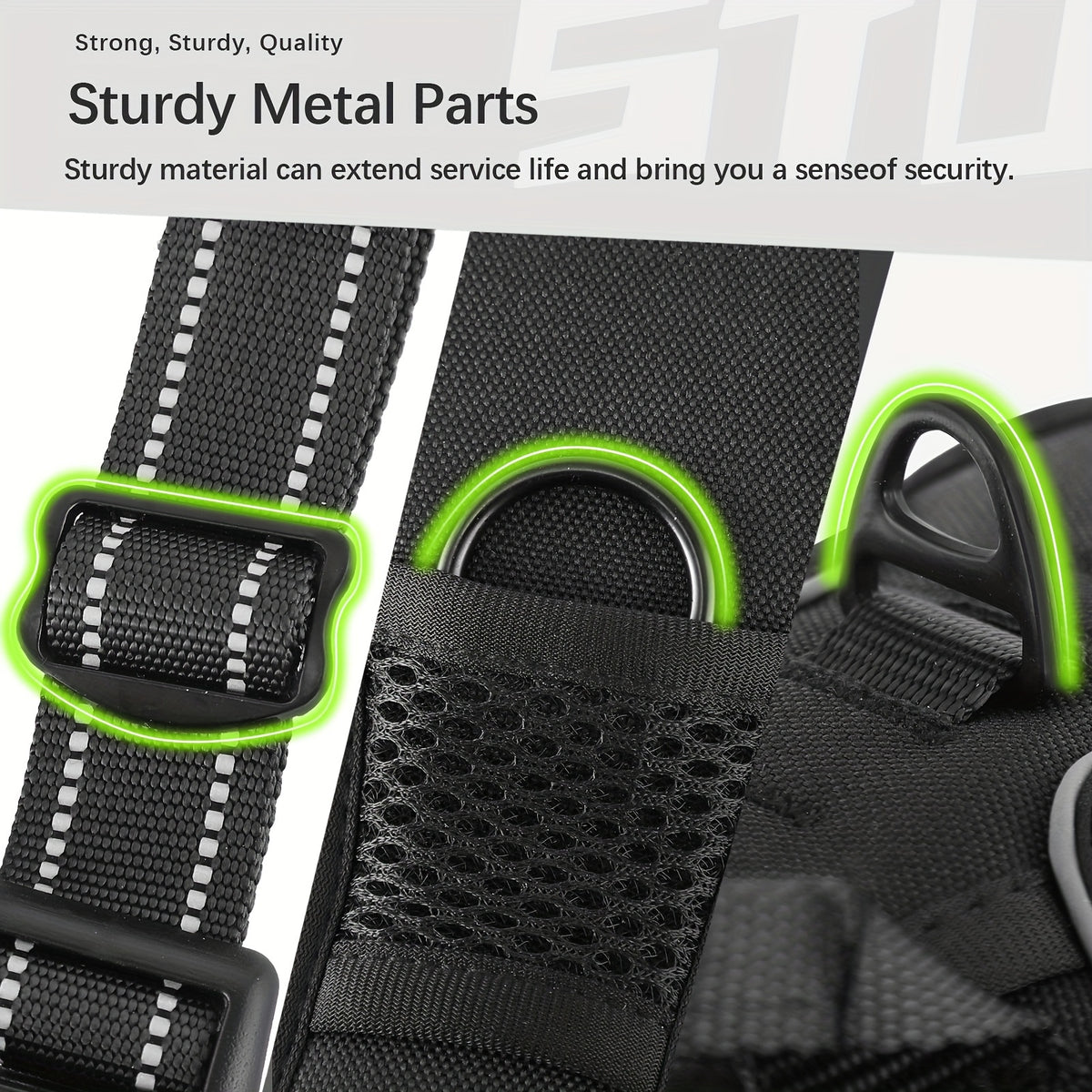 Breathable Dog Harness and Leash Set with Poop Bag Dispenser, Soft Walking Vest for Medium to Large Dogs, Red and Black Options in M, L and XL