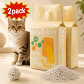 Unscented Tofu Cat Litter with Corn Starch Blend, Quick-Clumping Low-Tracking Pellets for Multi-Cat Homes, 8.8 lb 2-Pack or 17.6 lb 4-Pack