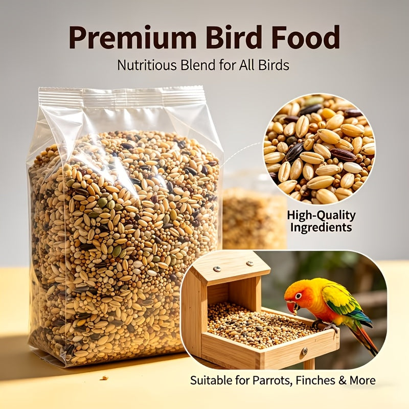 Wild Bird Feed Blend 0.77 lb Bag for Outdoor Feeding Stations, Mixed Seed Bird Food for Cardinals, Finches, Sparrows and Backyard Songbirds