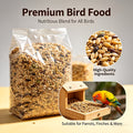 Wild Bird Feed Blend 0.77 lb Bag for Outdoor Feeding Stations, Mixed Seed Bird Food for Cardinals, Finches, Sparrows and Backyard Songbirds
