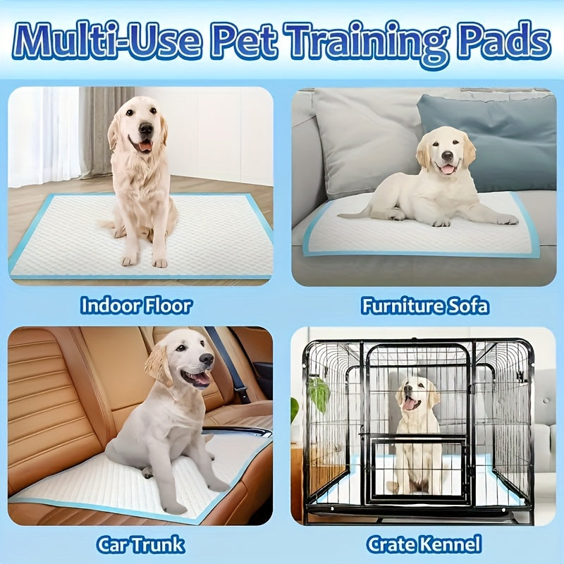 Puppy Pads Extra Large 28x34 24x24 Inch, Super Absorbent Leak-Proof Odor-Resistant Dog Training Pads for Potty Training and Accident Care, Pet Pads for Home Use, Christmas Gift for Dog Owners