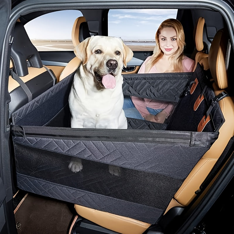 Dog Car Travel Bed for Back Seats, Non-Slip Rear Seat Extender with 22in or 29in Options for Small to Large Dogs, Cars, SUVs and Trucks