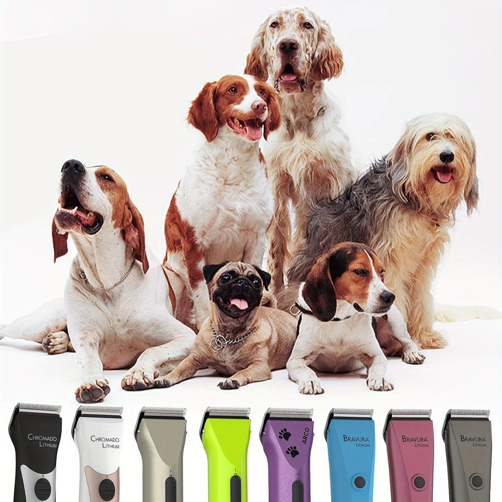 5-in-1 Dog Clipper Replacement Blades Compatible with Bravura, Chromado, Creativa and Figura Clippers, 1 or 3 Piece Grooming Blade Options