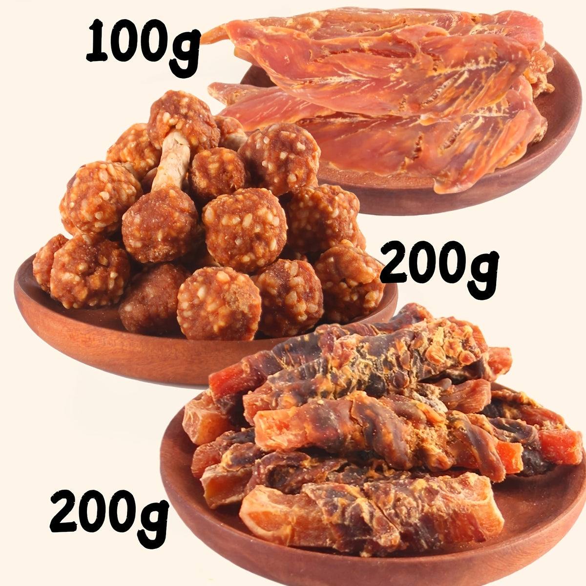 Dog Treat Gift Set with Duck, Chicken, Milk and Sweet Potato, Grain-Free Snack Assortment for Supervised Training Rewards and Everyday Treat Time