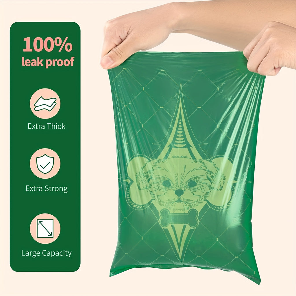 Dog Poop Bags, Extra-Thick Leak-Proof Pet Waste Bag Rolls in 270 or 540 Count for Daily Dog Walks, Cat Cleanup and Outdoor Travel
