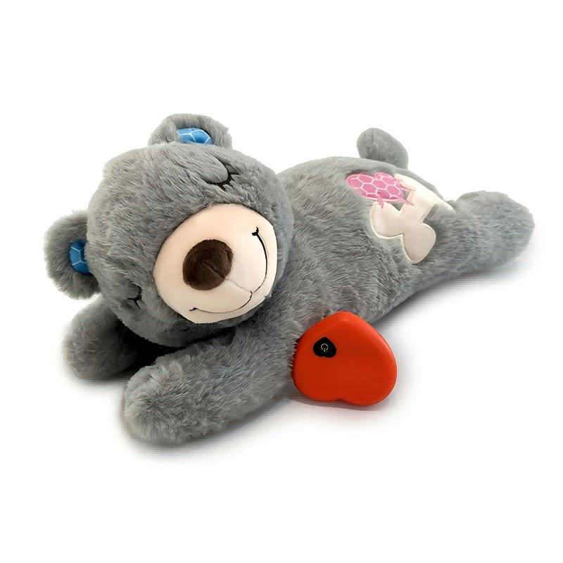Heartbeat Puppy Toy, Soft Plush Cuddle Companion for Dogs and Kittens, Dog, Cat and Bear Styles with Single or Two-Piece Options, Batteries Not Included