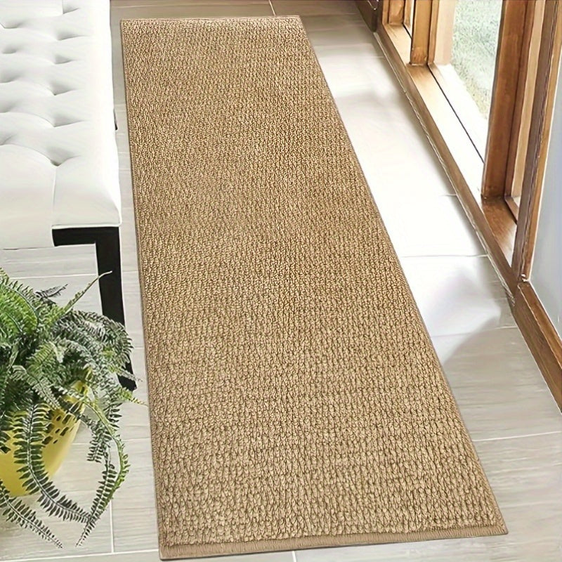 Sisal Cat Scratching Mat for Indoor Cats, Horizontal Floor Scratcher Rug with Non-Slip Low-Profile Design for Couch and Carpet Areas