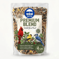 Wild Bird Seed Blend 4 lb with Nuts for Outdoor Feeders, All-Season Backyard Bird Food for Cardinals, Chickadees and Finches Watching
