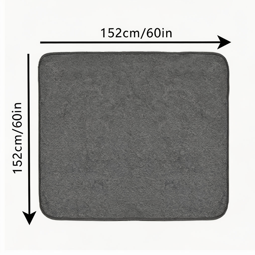 Extra Large Washable Dog Pee Pad, 1 Pack Reusable Non-Slip Puppy Training Mat for Playpens, Whelping, Floors, Crates and Sofa Protection