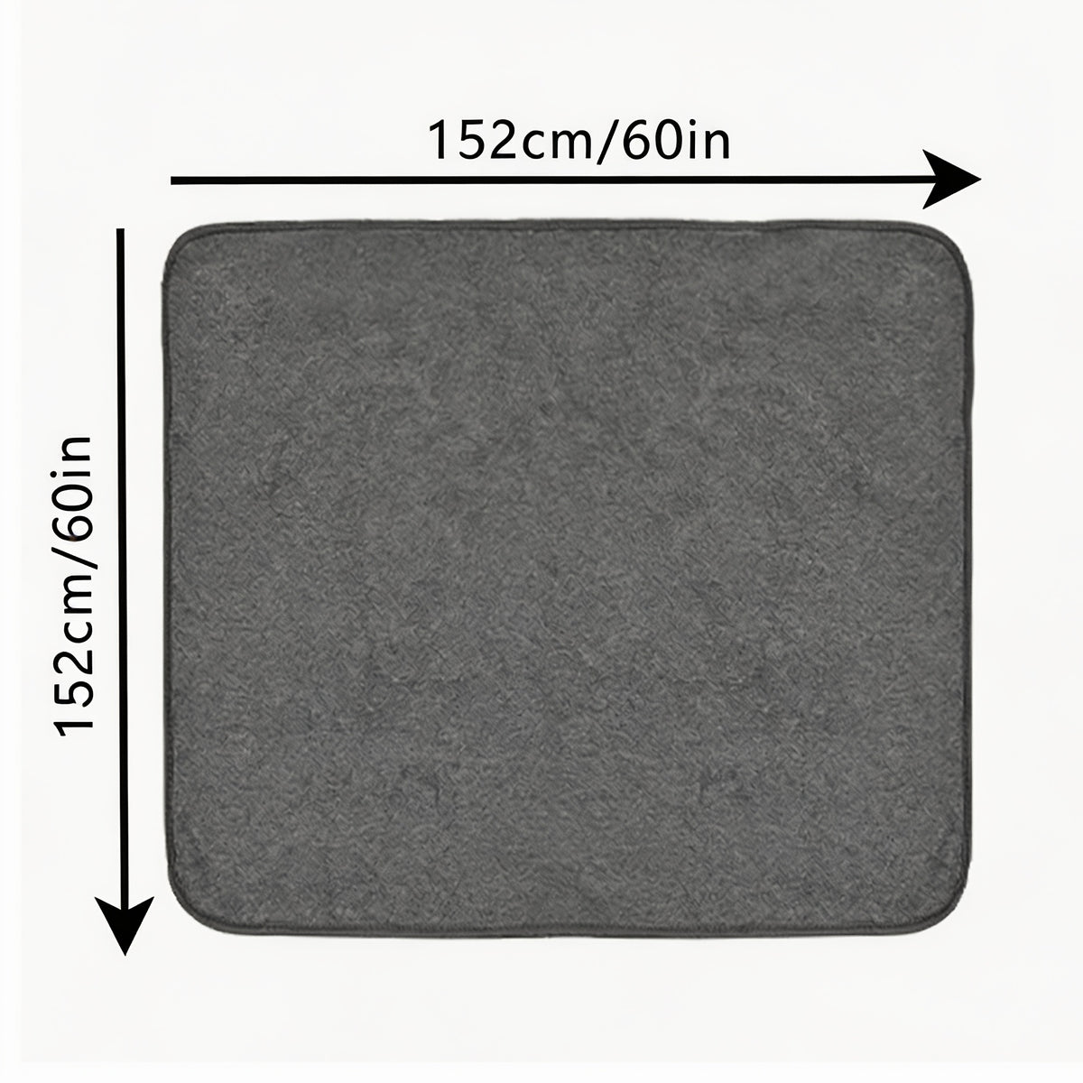 Extra Large Washable Dog Pee Pad, 1 Pack Reusable Non-Slip Puppy Training Mat for Playpens, Whelping, Floors, Crates and Sofa Protection