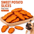 Dried Sweet Potato Slices for Dogs, Chewy Dog Treats in 78g or 0.4 lb Options plus 200g Sweet Potato Chips and Cheese Stick Combo for Supervised Rewards