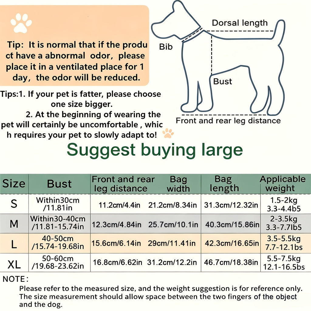 Pet Backpack with Adjustable Straps, Breathable Mesh Chest Carrier for Small Dogs and Cats, Zipper Closure and Random Plush Toy for Outdoor Trips