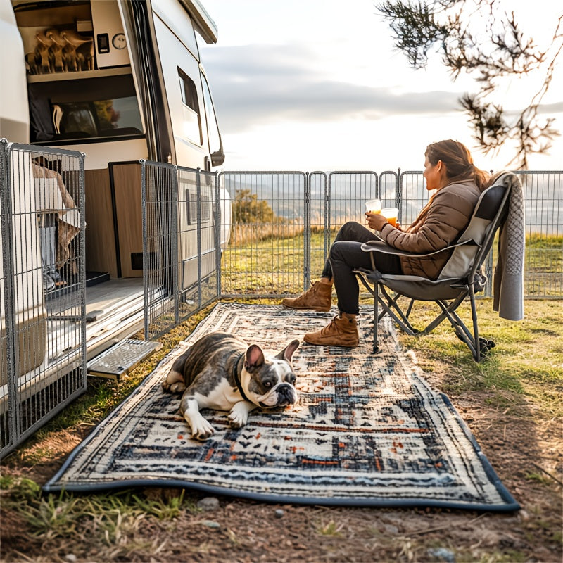Dog Playpen 40 Inch in Silvery, Metal Pet Exercise Fence with Gate and 8, 16, 32 or 48 Panel Options for Indoor, Yard and RV Camping Use