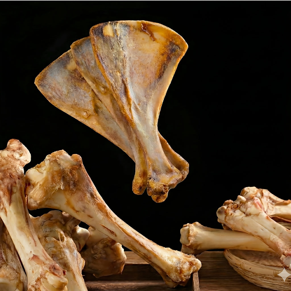 Dog Chewing Bones with Beef Bone Options, Small and Medium Two-Piece Selections for Supervised Chew Time and Everyday Pet Treat Routines