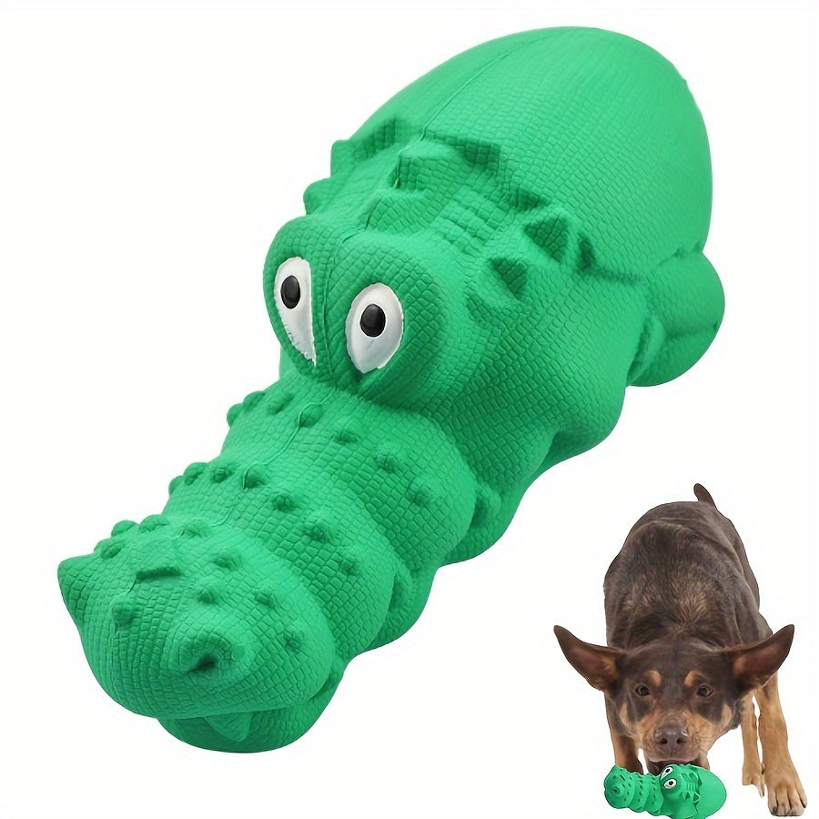 Large Dog Chew Toy in Green for Medium and Large Dogs, Pet Chewing Accessory for Supervised Playtime, Everyday Toy Rotation and Dog Lover Gifts