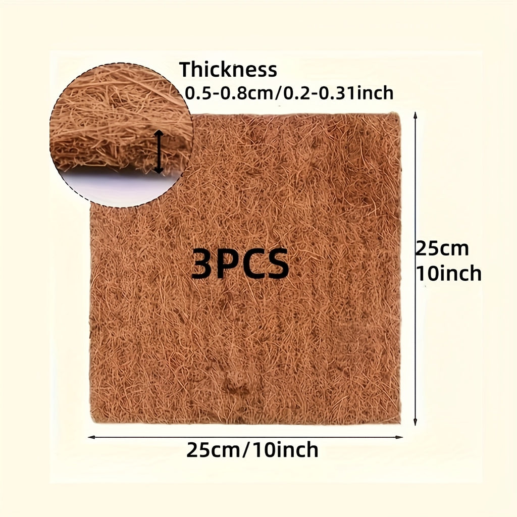 Chicken Nesting Pads Made from Coconut Palm Fiber, Nest Box Liner Mats for Backyard Chicken Coops and Bird Nesting Areas in Multiple Pack Options