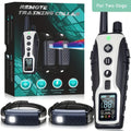 Dog Training Collar with Night Light, 3280ft Listed Remote Range, USB Rechargeable with Keypad Lock, Beep, Vibration and Static Modes for 1 or 2 Dogs