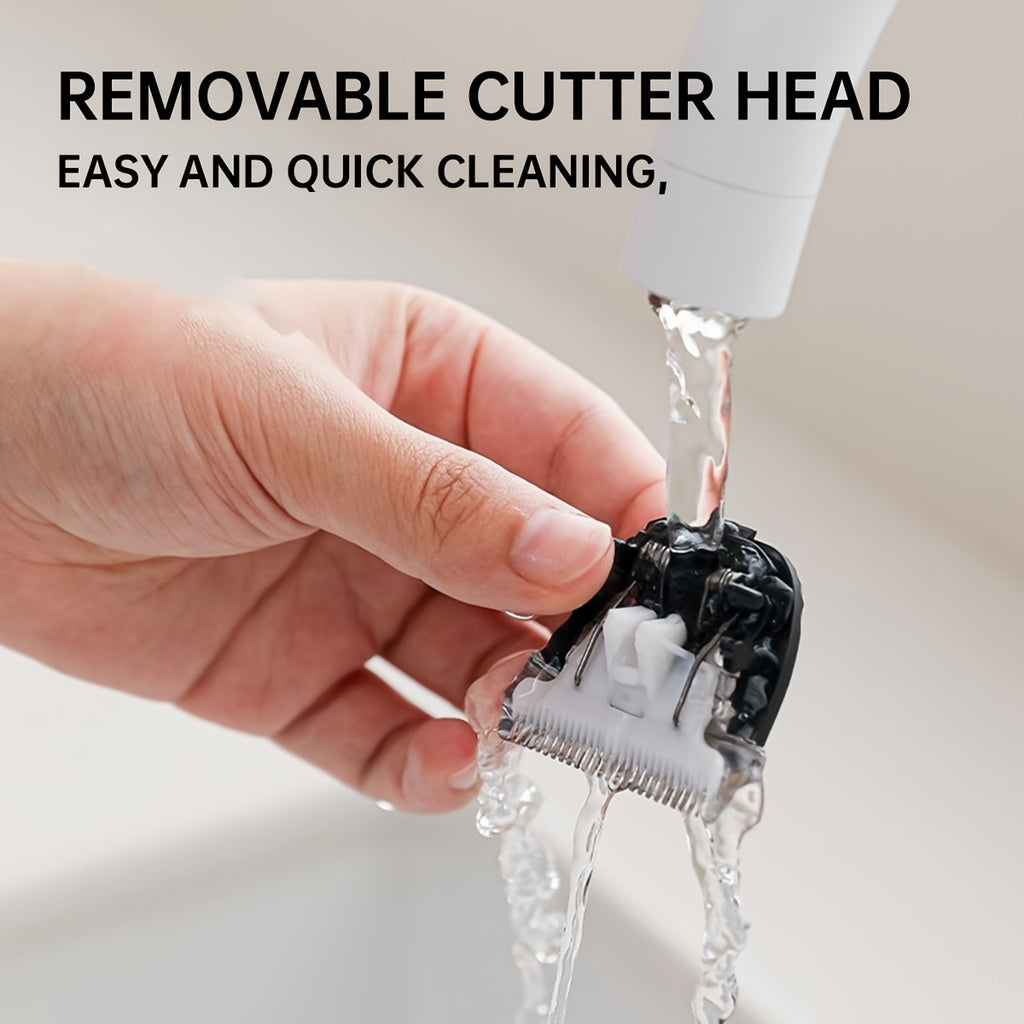Dog Grooming Clippers with Display, Red Cordless Rechargeable Pet Hair Trimmer with Detachable Blades, Four Guide Combs and Kit Options