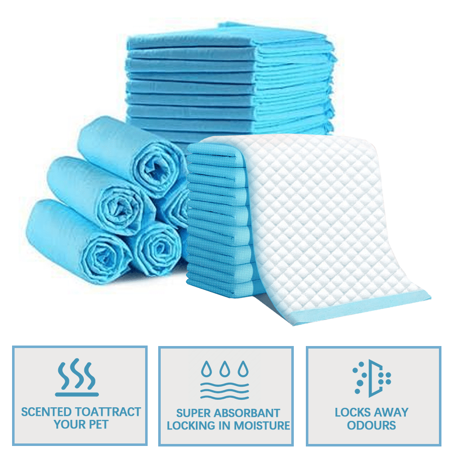 Puppy Training Pads 32 x 58 Inch, 50 Count Extra Large Disposable Dog Pee Pads with Thickened Absorbent Design and Leak Protection for Indoor Potty Routines