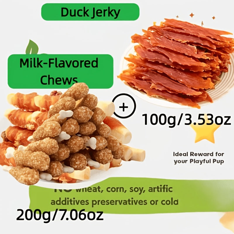 Dog Kabob Treats Triple Flavor Skewers, Mixed Meat Chew Snacks with Combination Pack Options for Supervised Rewards and Daily Treat Time