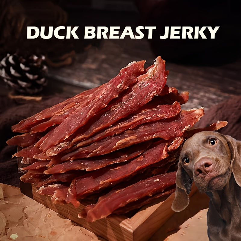 Chicken and Duck Dog Treats, 150g Air-Dried Dual-Blend Meat Slices for Supervised Training Rewards, Everyday Snacks and Dog Lover Gift Baskets