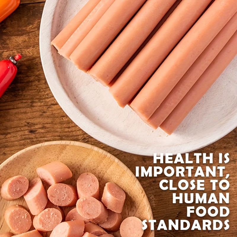 Mixed Meat Dog Treat Packs with Sausage, Meat Cubes, Slices and Chicken & Duck Combo Options for Supervised Training Rewards and Christmas Gifts