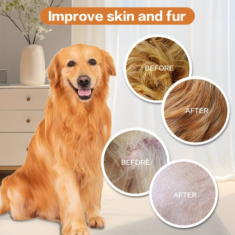 Pet Skin Care Chews for Dogs and Cats, NutriTail 200g Skin Chews with 130-Count Labeling, Probiotic and Quiet Moment Options for Daily Care