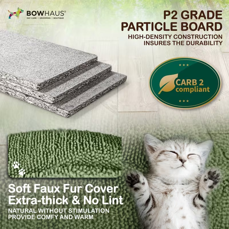 Cactus Cat Tower with Widened Perch and Scratching Posts, Multi-Level Indoor Cat Furniture in 37, 40, 58 or 70 Inch Size Options for Play and Rest