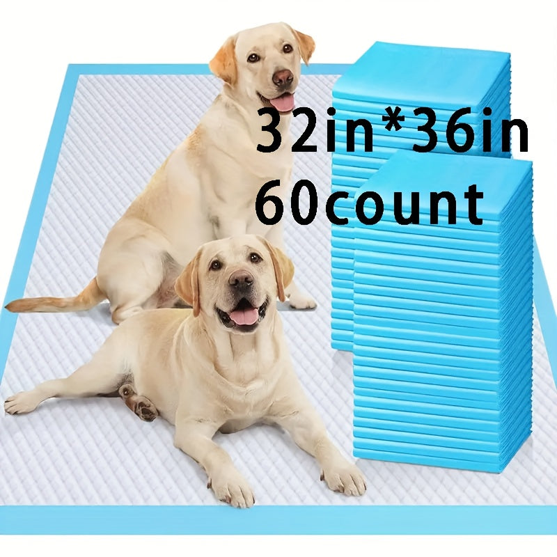 Extra Large Puppy Pads with 8-Layer Absorbent Design, Dog Potty Training Mats for Floors, Crates and Travel, Multiple Sizes in 39 to 100 Count Packs