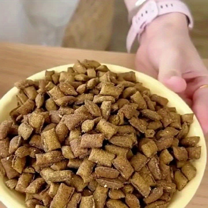 Fish Shaped Cat Biscuits 150g / 5.29oz, Low-Temperature Baked Crunchy Cat Treats for Supervised Rewards, Everyday Snack Time and Food Topping