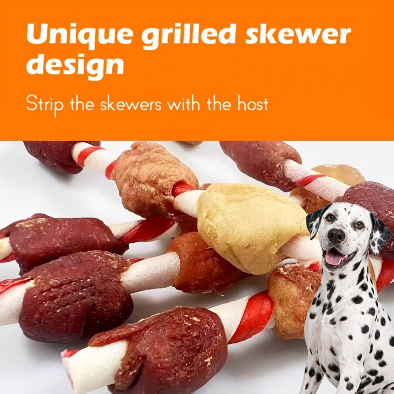 Dog Chew Treats 155g, Winding Stick Snack Option for Small Medium and Large Dogs, Supervised Chewing Rewards for Everyday Treat Time