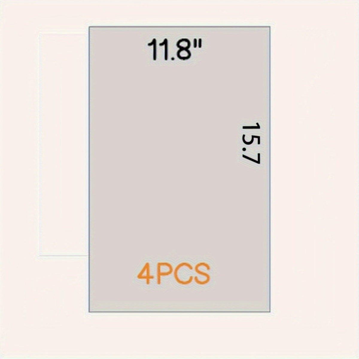 Clear Cat Scratch Protector 4-Pack, Waterproof PVC Furniture Protection Film for Indoor Sofas and Recliners, Transparent Double-Sided Scratch Shields