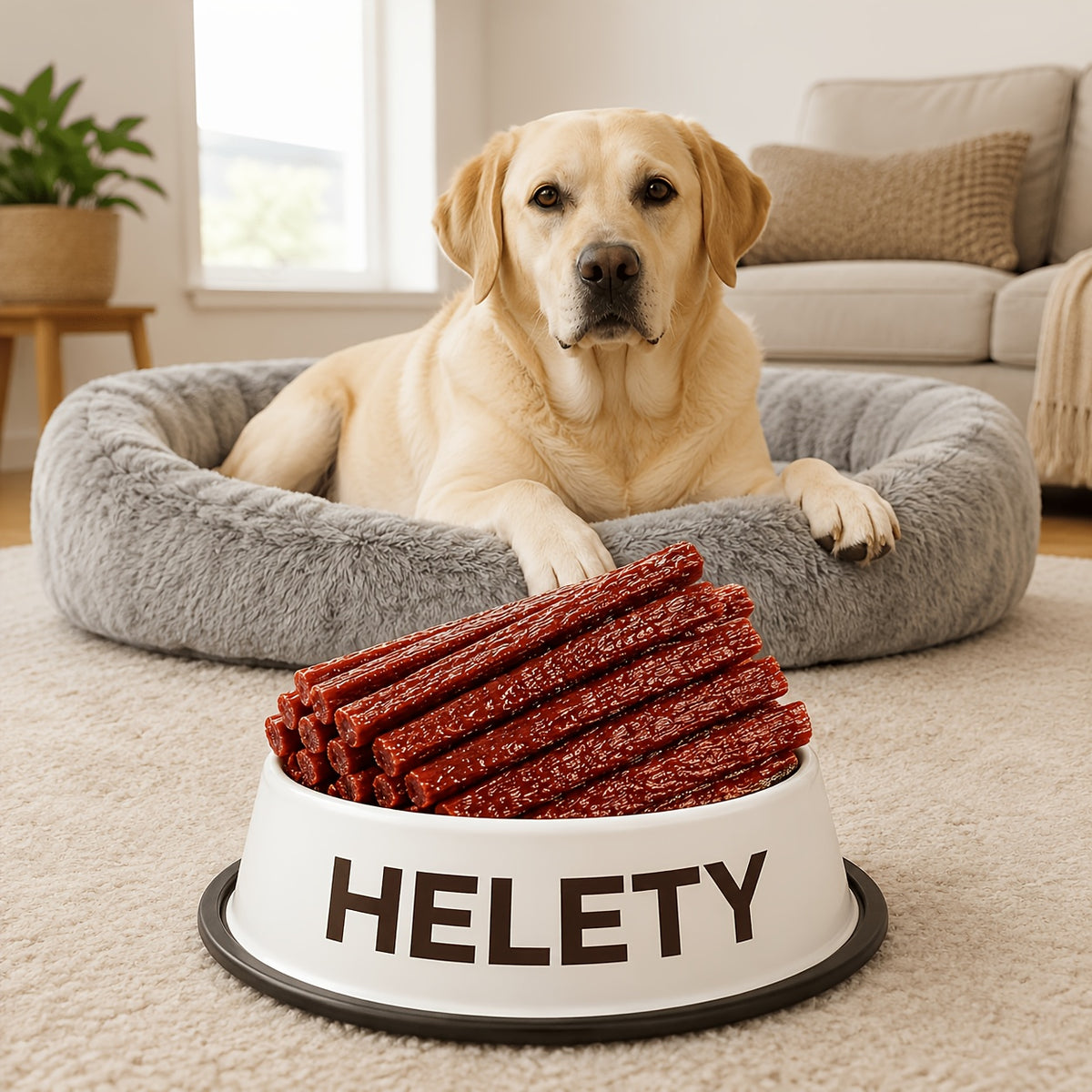 Beef Jerky Dog Treat Sticks, 100g or 100g + 100g Pack Options for Supervised Chewing, Everyday Training Rewards and Dog Gift Baskets