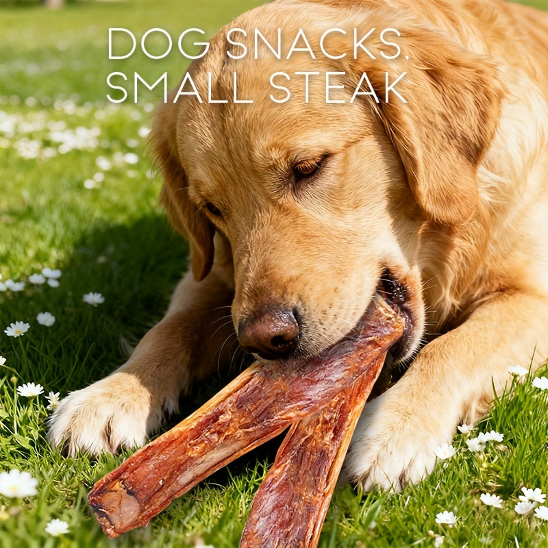 Dog Chew Sticks for Small Dogs, 80g Beef Steak Flavored Chew Treats for Supervised Snack Time, Everyday Rewards and Dog Gift Baskets