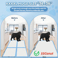 Dog Pee Pads 36 x 36 Inches, 55 Count Extra Large Six-Layer Disposable Puppy Potty Training Pads with Soft Nonwoven Surface for Home and Crates