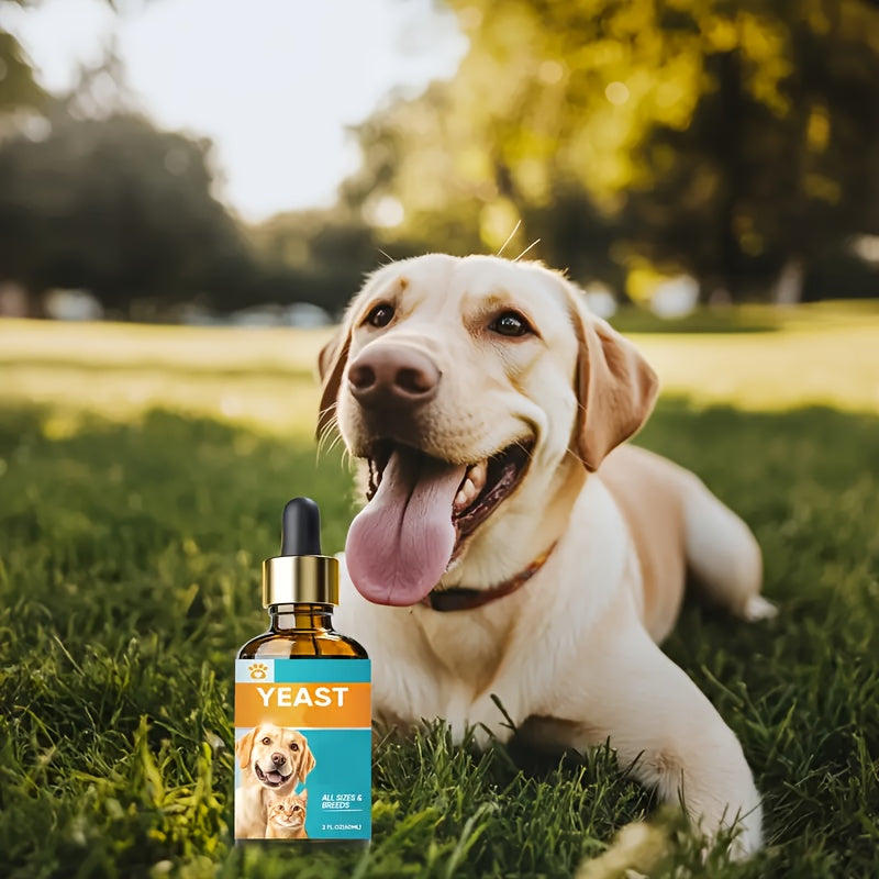 Canine Yeast Supplement Drops for Dogs, Liquid Supplement for All Breeds, 2.03oz Listed Option for Owner-Managed Pet Care Routines