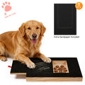 Dog Nail Scratch Pad with Treat Drawer, Interactive Paw Filing Board for Reward-Based Home Grooming, Board and Replacement Sandpaper Options