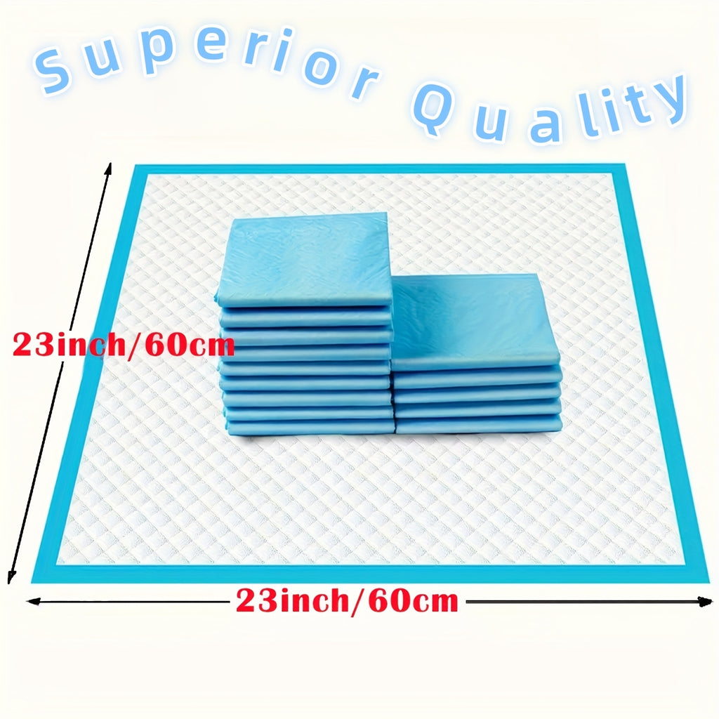 Puppy Training Pads 23.6 x 23.6 Inch, Seven-Layer Absorbent Pet Pee Pads with Leak Resistance and Odor Reduction, 50 to 400 Count Options