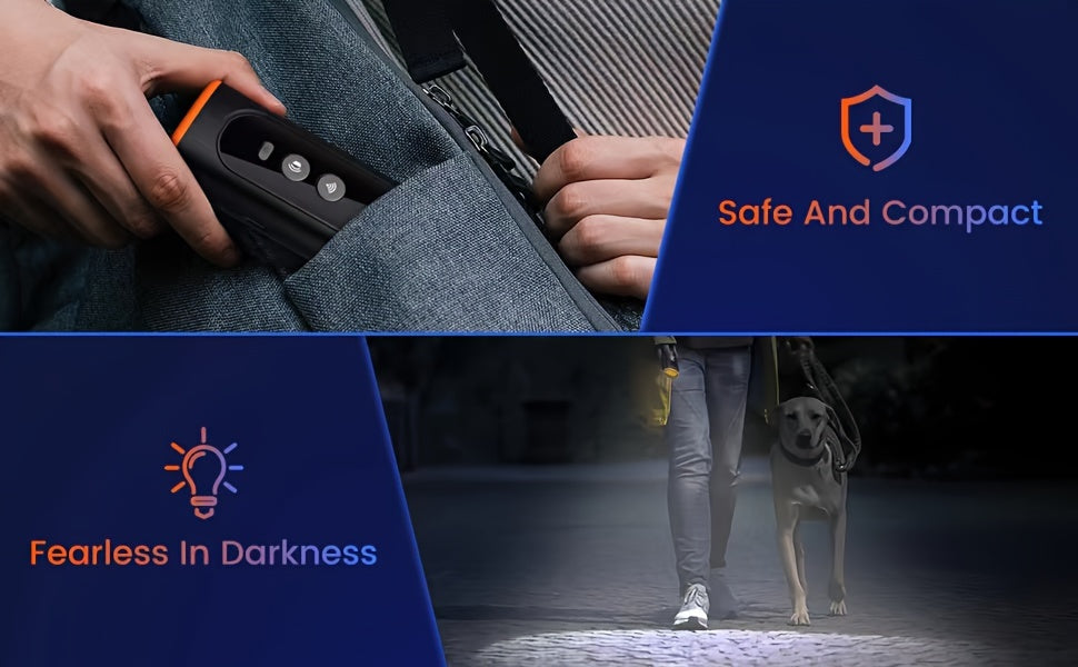Soundwave Dog Bark Control Device for Owner-Guided Training, Anti-Barking Tool in Royal Blue, Grey or Mixed Colors, One-Size Option