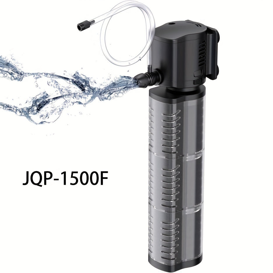 Internal Aquarium Power Filter with 3-Stage Filtration, Quiet Submersible Fish Tank Filter for Freshwater and Saltwater, 5W/14W/20W Options