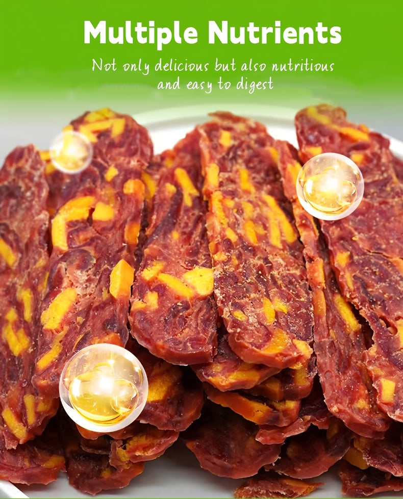 Duck Breast and Egg Yolk Dog Treats, Jerky Slices for Supervised Training Rewards, Everyday Snack Time and Small, Medium or Large Dogs