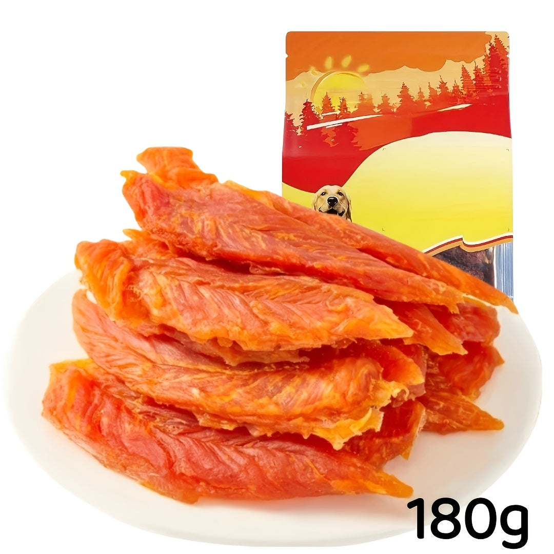 Dog Treat Strips in Chicken or Duck Jerky, Easy-to-Tear Chewy Training Rewards and Daily Snacks for Small, Medium and Large Dogs