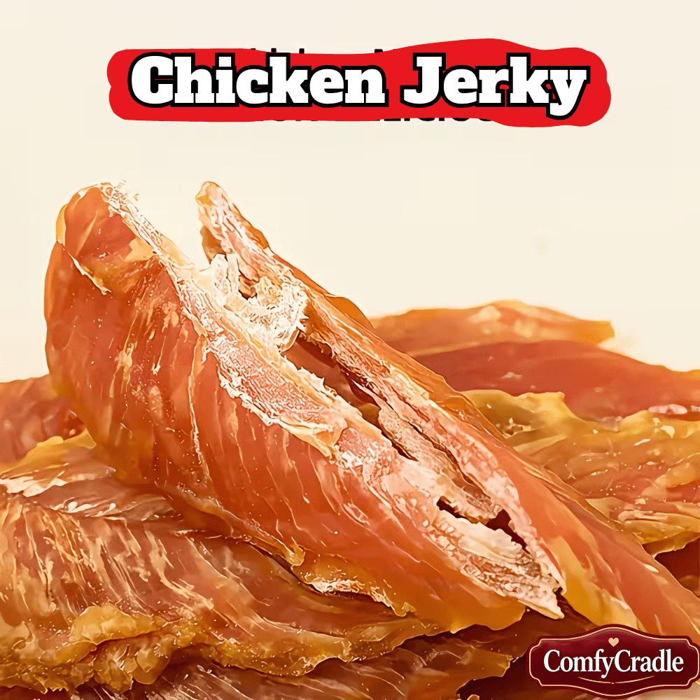 Chicken Jerky for Dogs 200g, Dried Chicken Dog Treats for Supervised Training Rewards, Everyday Snack Time and Dog Lover Gift Baskets