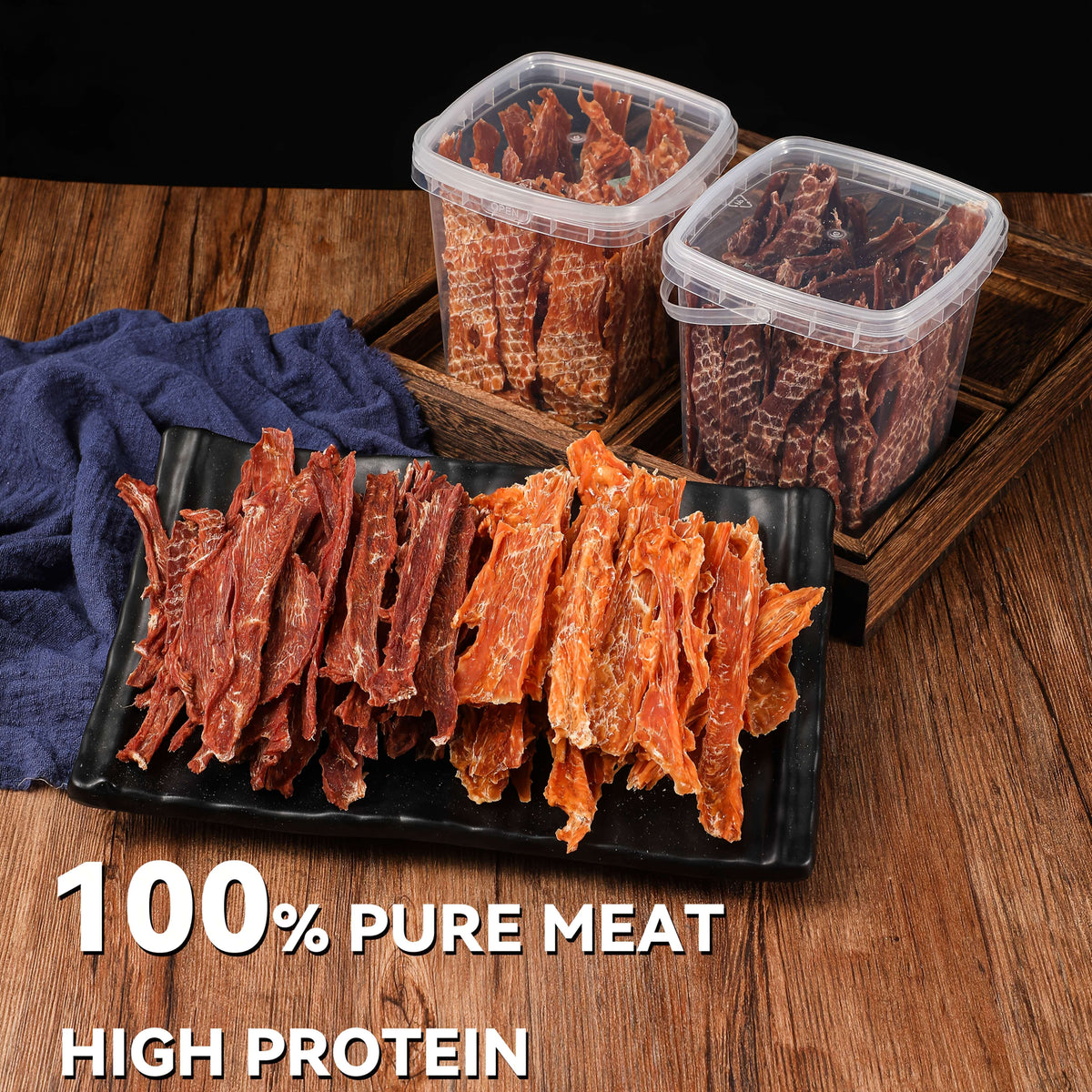 Chewy Duck Jerky Dog Treats for Supervised Training and Daily Rewards, Happy Beak Bites, Duckie Delights and Dual Flavor Pack Options