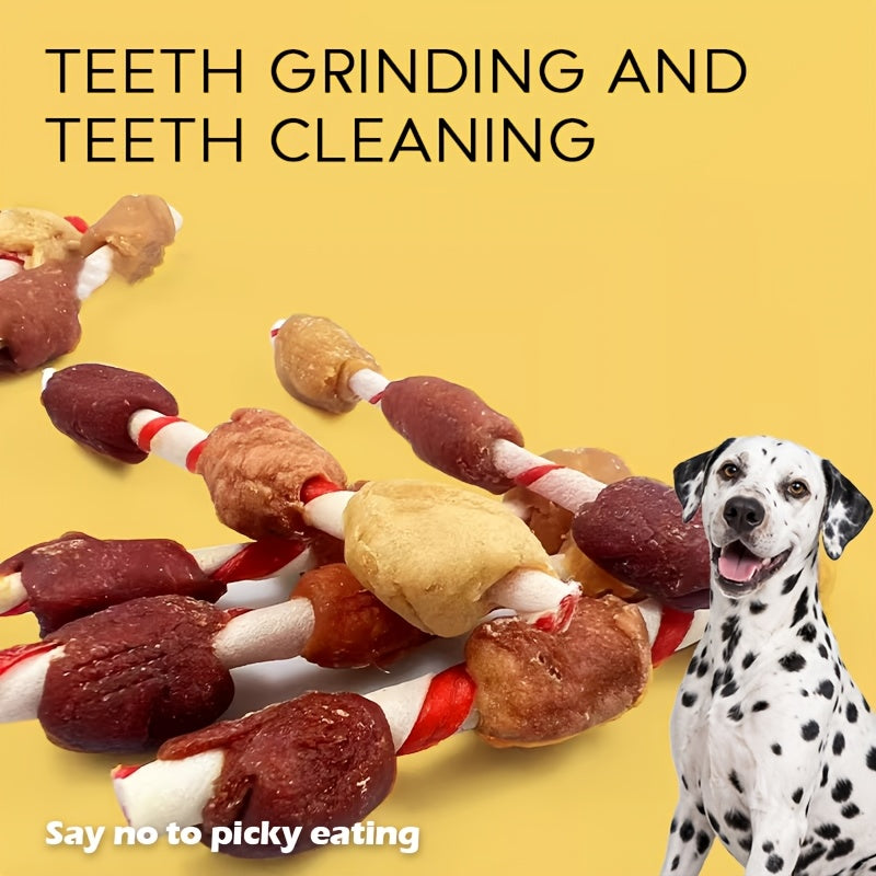Dog Chew Treats 155g, Winding Stick Snack Option for Small Medium and Large Dogs, Supervised Chewing Rewards for Everyday Treat Time