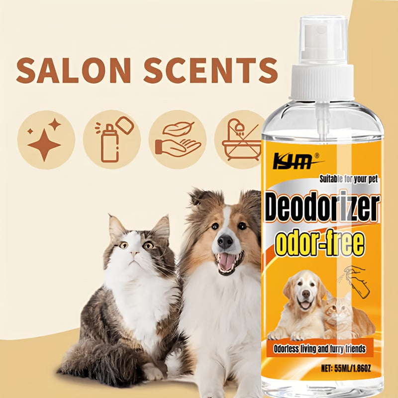 Vanilla Coconut Pet Deodorizing Spray, Portable Pet Fragrance Mist for Everyday Grooming Freshness, Surfactant-Free Formula, 1 Piece