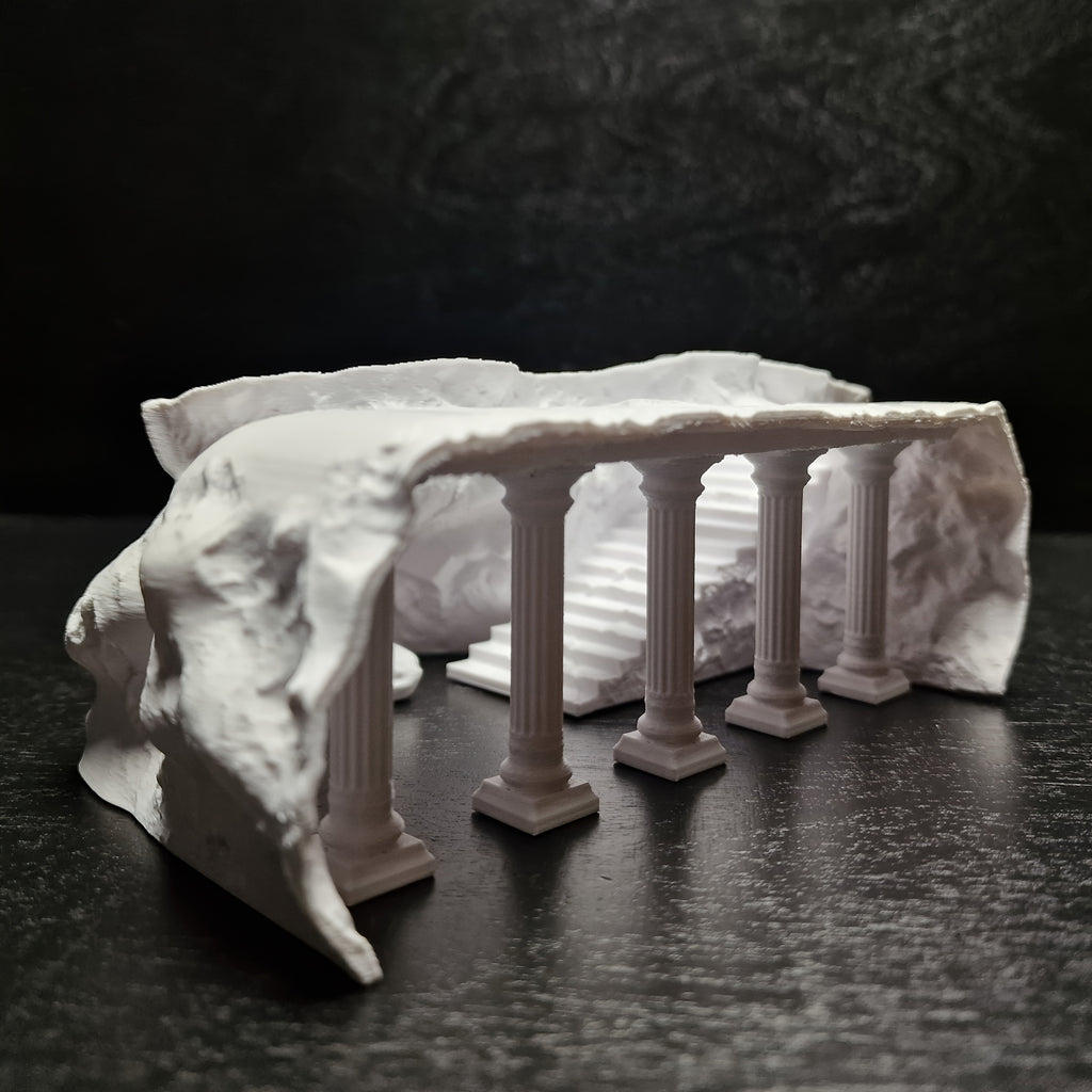 Aquarium Castle Decoration with Betta Hideout Caves, White PLA Palace Ornament for Fish Tank Aquascaping and Fish Enthusiast Gifts