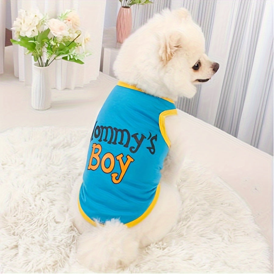 Small Dog Shirts 3 Pack, Breathable Stretchy Printed Pet T-Shirts for Chihuahuas and Yorkies, Mixed-Color Summer Puppy Clothes for Daily Wear