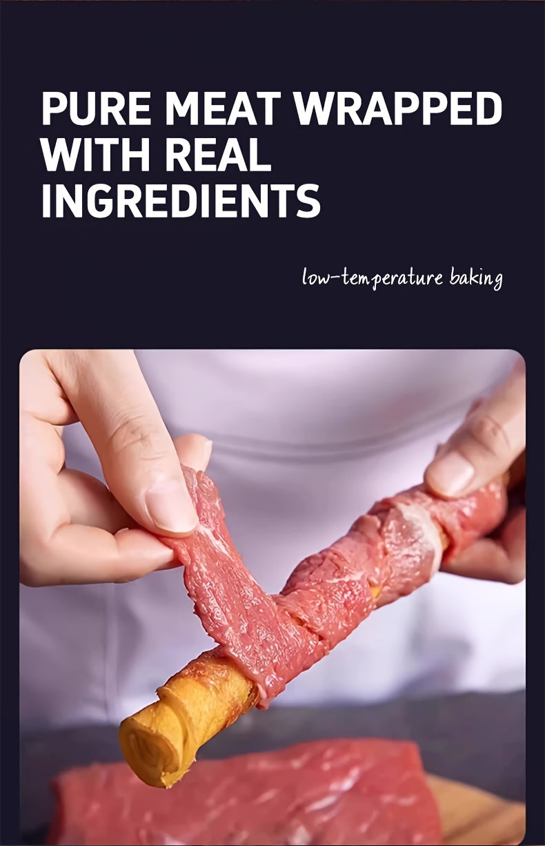 Duck and Beefhide Dog Chew Sticks, 115g (4.06 oz) Filled Chewy Dog Treats for Supervised Snack Time, Daily Chewing and Training Rewards