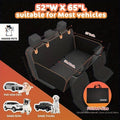 Dog Back Seat Extender Travel Bed, Rear Seat Cover and Pet Hammock for Compatible Cars, SUVs and Trucks, Black or 2026 Upgraded Version